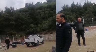 Belediyenin resmi aracı ile Bağ evinde keyif yapıyorlar!