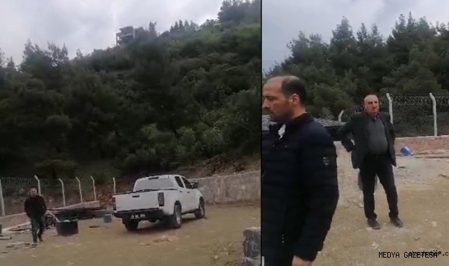 Belediyenin resmi aracı ile Bağ evinde keyif yapıyorlar!