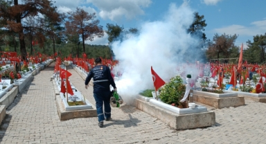 Ortak Kullanım Alanları Ramazan Bayramı Öncesi Dezenfekte Ediliyor