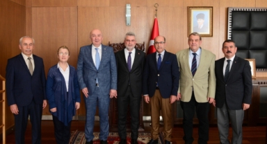 Rektör Yasım’dan Fırat Görkem’e Hayırlı Olsun Ziyareti