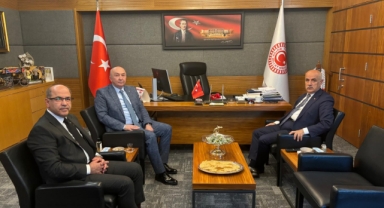 Rektör Yasım’dan Kahramanmaraş Milletvekillerine TBMM’de Ziyaret