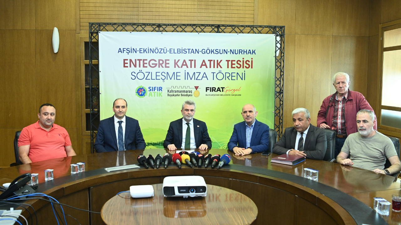 635 Milyon TL’lik Entegre Katık Atık Tesisi’nde İmzalar Atıldı