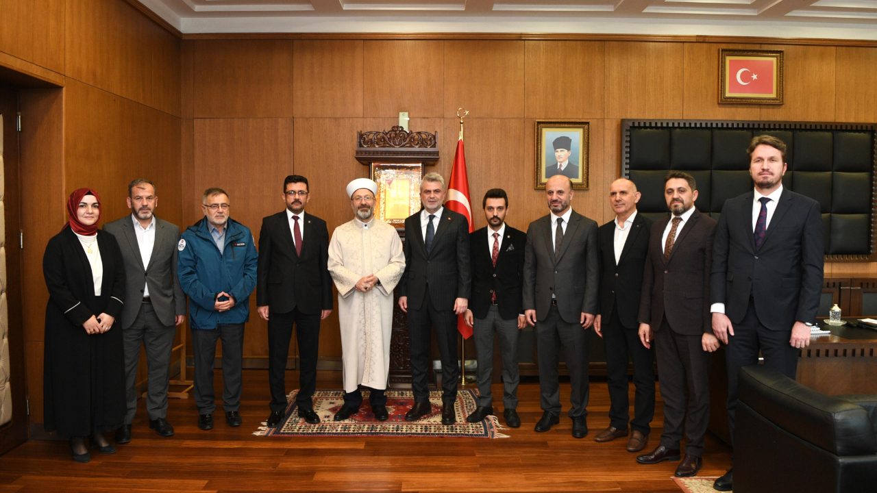 Başkan Görgel, Diyanet İşleri Başkanı Erbaş’ı Ağırladı