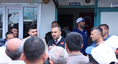 Başkan Toptaş, 1 Mayıs da Çevre Koruma emekçileriyle buluştu
