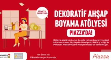 Büyükşehir’in Dekoratif Ahşap Boyama Atölyesi Piazza’da Vatandaşlarla Buluşacak