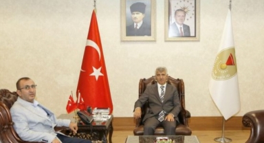 Başkan Ateş, Vali Ünlüer’i ziyaret etti