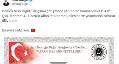 Başkan Görgel: “Başımız Sağ Olsun”