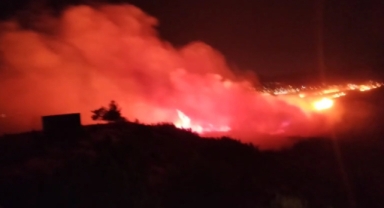 Kahramanmaraş’ta kuru ot yangını paniğe neden oldu