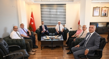 Rektör Yasım, Göksun Kaymakamı Duman’ı Ziyaret Etti