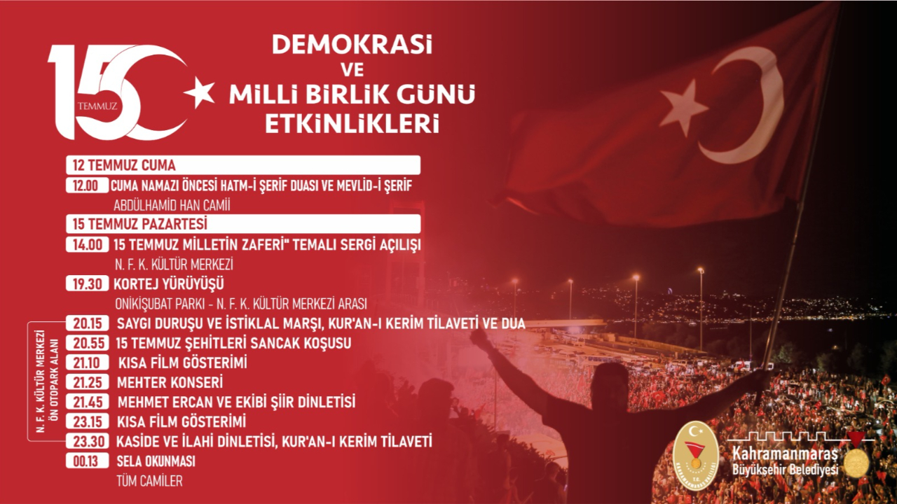 15 Temmuz Demokrasi ve Milli Birlik Günü’nde Şehitler Kabirleri Başında Anıldı
