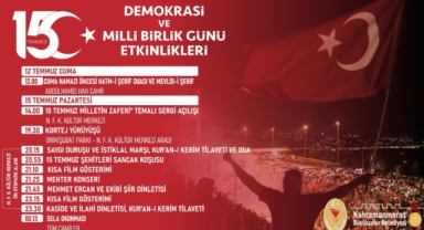 15 Temmuz Demokrasi ve Milli Birlik Günü Programında Buluşalım