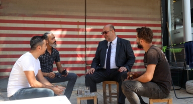 BAŞKAN AKPINAR'DAN TRABZON KONTEYNER ÇARŞI ESNAFINA ZİYARET