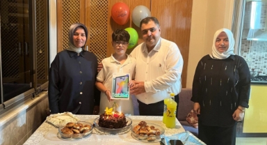 Büyükşehir’den Depremzede Enes’e Sürpriz Doğum Günü