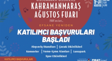 Geleneksel Kahramanmaraş Ağustos Fuarı’na Katılımcı Başvuruları Başladı!