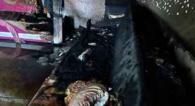 Kahramanmaraş’ta ikamet yangınında itfaiye erinden hayat kurtaran müdahale