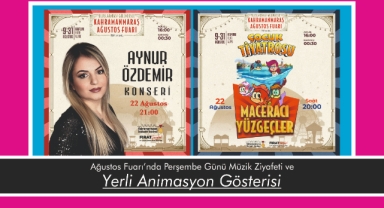Ağustos Fuarı’nda Perşembe Günü Müzik Ziyafeti ve Yerli Animasyon Gösterisi