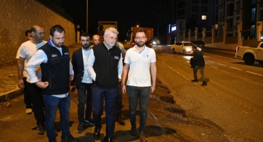 Başkan Görgel, Taşkın Hasarını Gidermeye Çalışan Ekiplerin Başında