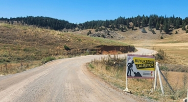 Göksun Sırmalı Grup Yolu’nun Ulaşımı Büyükşehir’le İyileştiriliyor