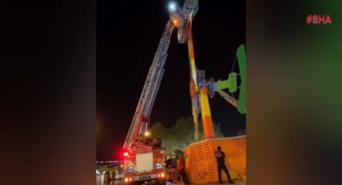 Kahramanmaraş'ta Lunaparkta Yüksekte Asılı Kalan 23 Kişi Kurtarıldı