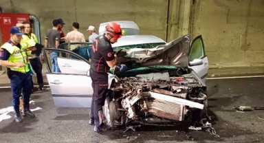 Kahramanmaraş’ta otomobil kamyona arkadan çarptı: 2 yaralı