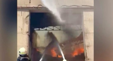 Kahramanmaraş’ta tekstil fabrikasında yangın