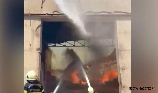 Kahramanmaraş’ta tekstil fabrikasında yangın