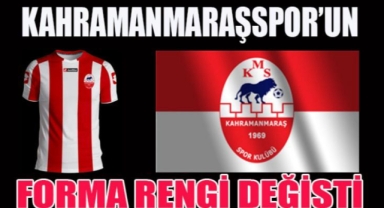 -Kahramanmaraşspor’un Forma Rengi Değişti!