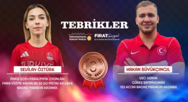 Başkan Görgel’den Kahramanmaraşlı Milli Sporcular Öztürk ve Büyükçıngıl’a Tebrik Mesajı