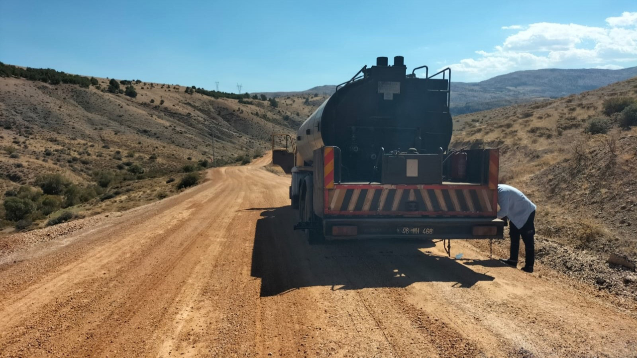 Büyükşehir, Afşin Kırsalında da Ulaşım Atağını Sürdürüyor