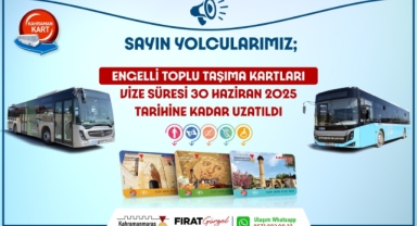 Engelli Toplu Taşıma Kartlarının Vizesi Uzatıldı!