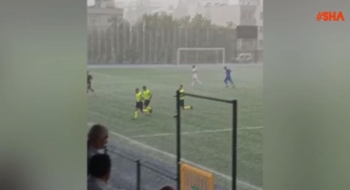 Kahramanmaraş'ta maça dolu engeli