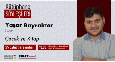 Kütüphane Söyleşileri’nde “Çocuk ve Kitap” Konuşulacak