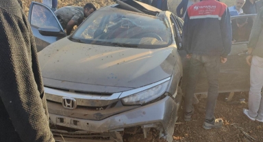 Afşin’de Otomobil Şarampole Uçtu: 2 Yaralı