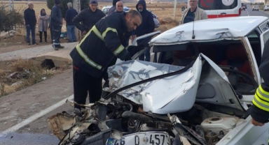 Afşin’de traktör römorkuna otomobil arkadan çarptı: 1 yaralı