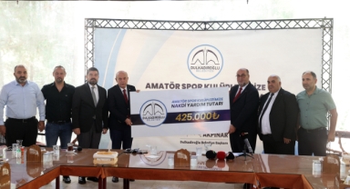 DULKADİROĞLU BELEDİYESİ’NDEN AMATÖR SPOR KULÜPLERİNE MADDİ DESTEK
