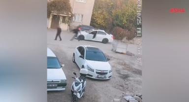 Elbistan’da silahlı saldırı kamerada