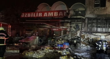 Kahramanmaraş’ta toptancılar halinde yangın