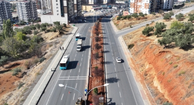 Turgut Özal Bulvarı Yeşilleniyor