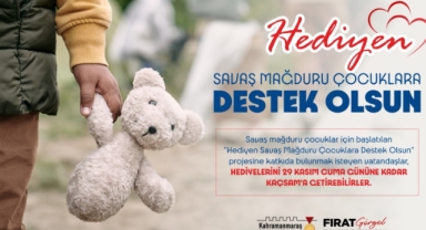 Büyükşehir’in “Hediyen Savaş Mağduru Çocuklara Destek Olsun” Projesi Devam Ediyor