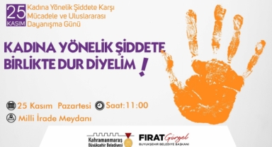 Kadına Şiddete Karşı Hep Birlikte Güçlü Bir Ses Olalım!