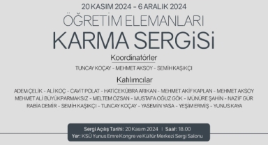 Kahramanmaraş Sütçü İmam Üniversitesi Güzel Sanatlar Fakültesi’nden “Ortak Alan” Karma Sergisi
