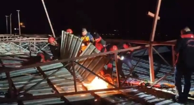 Kahramanmaraş’ta çatı çöktü: 1 ölü 1 yaralı