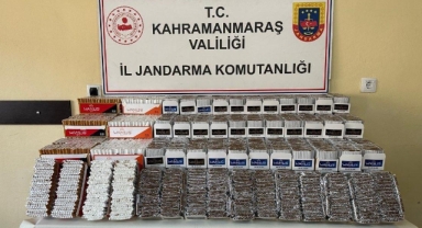 Kahramanmaraş’ta100 bin adet makaron ele geçirildi