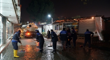 Büyükşehir’den Kapalı Çarşı ve Çevresinde Kapsamlı Temizlik