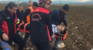 Kahramanmaraş’ta otomobil takla attı: 3 yaralı