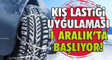 Kış Lastiği Uygulaması 1 Aralık’ta Başlıyor
