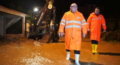 Mersin Erdemli’de Sağanak Mesaisi