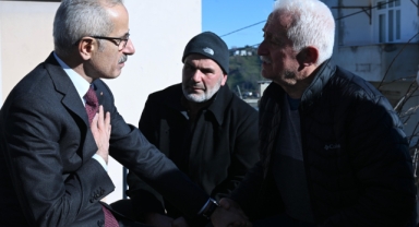 BAKAN URALOĞLU, HAYATINI KAYBEDEN PTT ÇALIŞANLARI İÇİN RİZE’DE