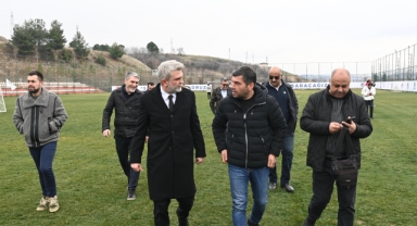 Başkan Görgel, İstiklalspor’un Tesisi’ni Ziyaret Etti…