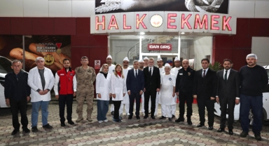 Başkan Görgel ve Vali Ünlüer, Yılbaşı Gecesi Bir Dizi Ziyarette Bulundu